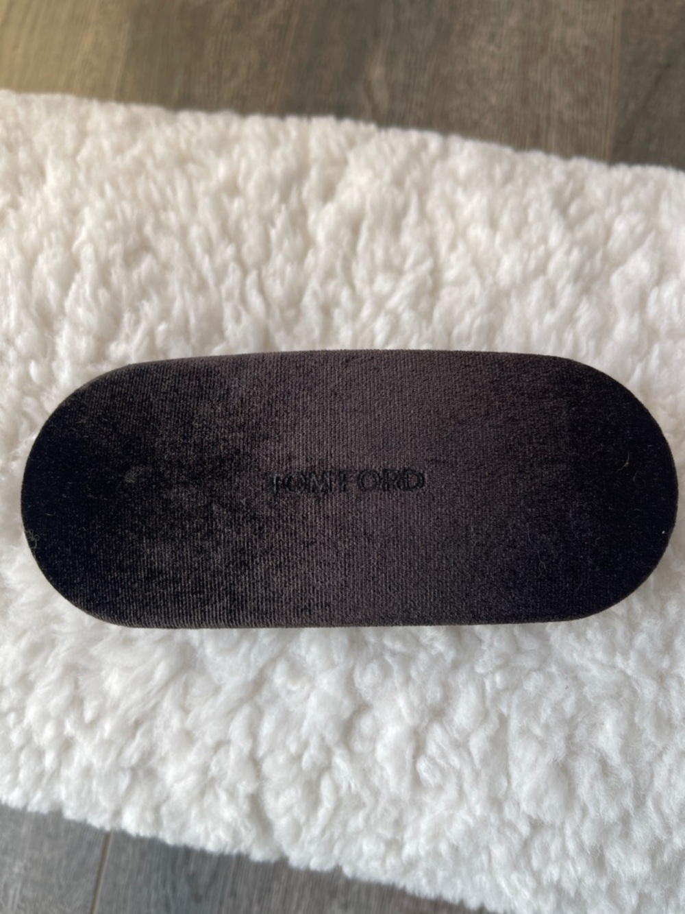 Tom Ford Black Velvet Eyewear Case